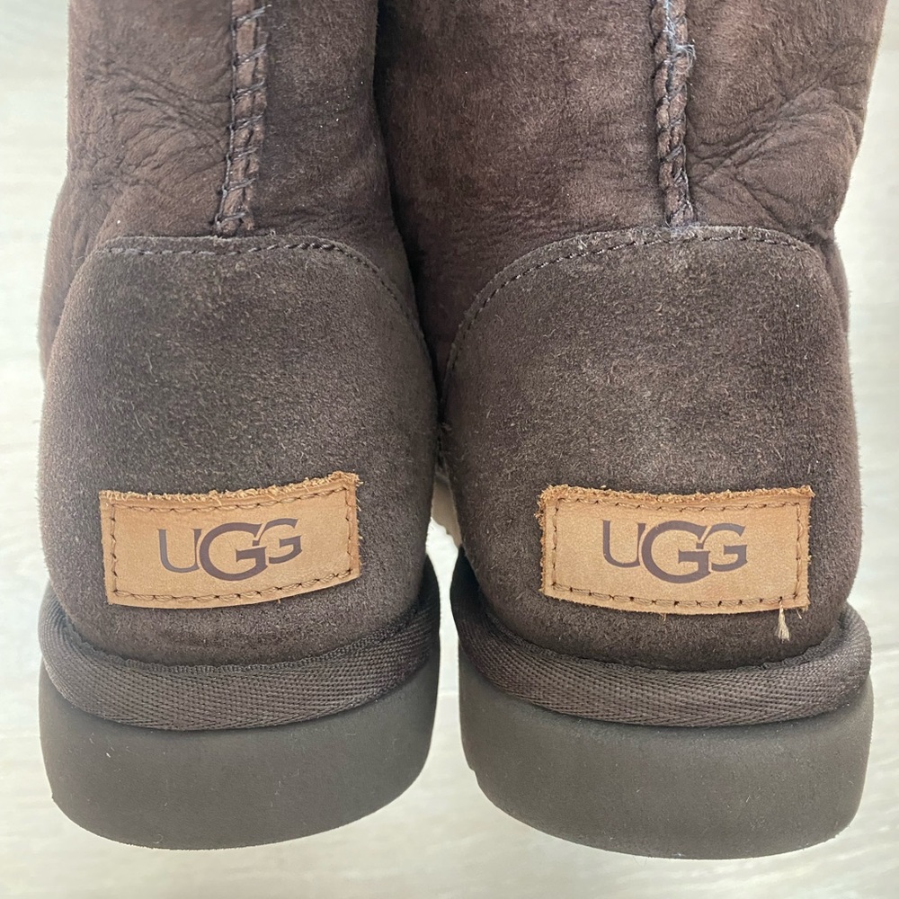 Chocolate Brown womens classic short II boot
